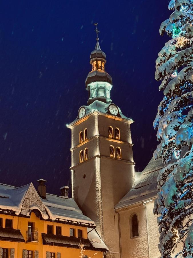 Chalet Le Repaire Proche Piste Межев Экстерьер фото