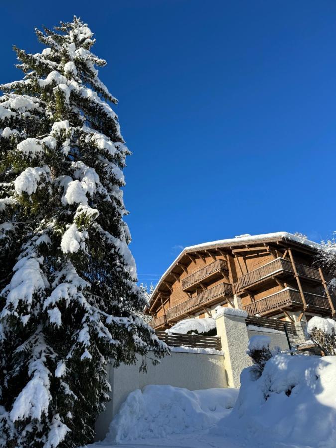 Chalet Le Repaire Proche Piste Межев Экстерьер фото