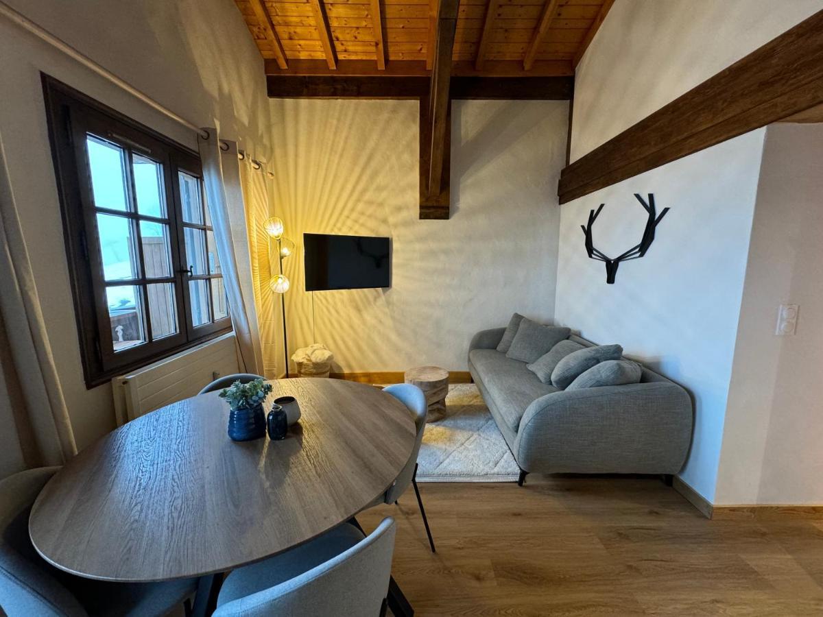 Chalet Le Repaire Proche Piste Межев Экстерьер фото